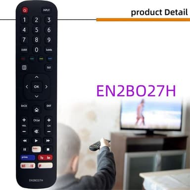 Television kaukosäädin Korvaa EN2BO27H Hisense TV:lle