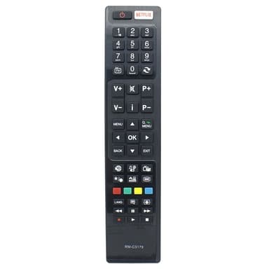 TV:n kaukosäädin Korvaus RM-C3179 JVC TV:lle