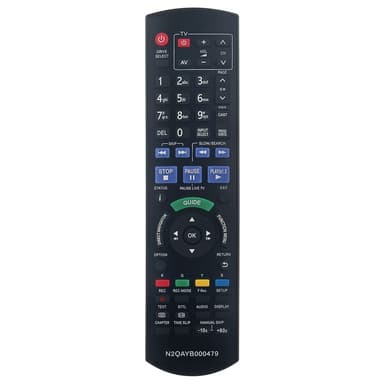 Kaukosäätimen vaihto N2QAYB000479 Panasonic DVD:lle
