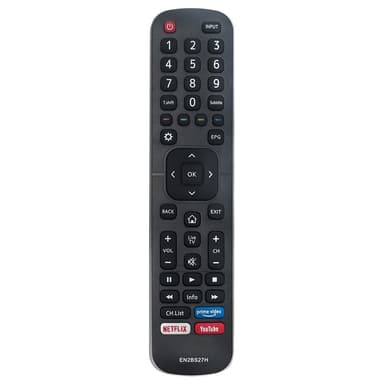 Television kaukosäädin Korvaa EN2BS27H Hisense TV:lle