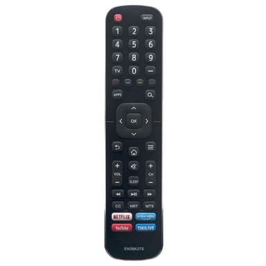 Television kaukosäädin Korvaa EN2BK27S Hisense TV:lle