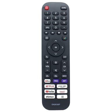Television kaukosäädin Korvaa EN2K30P Hisense TV:lle