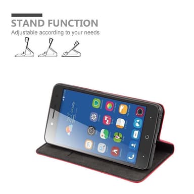 ZTE Blade L7 Suojakuori Lompakkokotelo (Punainen)