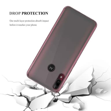 Motorola MOTO E6 PLUS Suojakuori Kotelo (Läpinäkyvä)