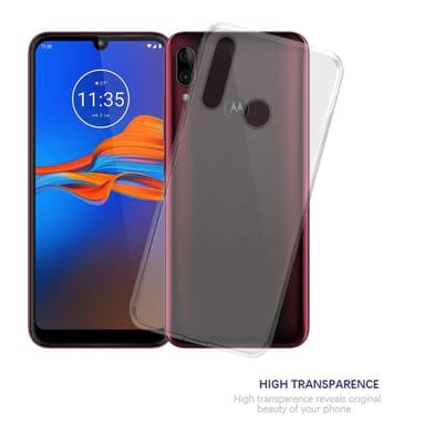 Motorola MOTO E6 PLUS Suojakuori Kotelo (Läpinäkyvä)