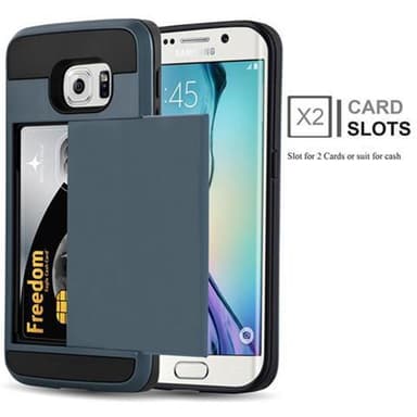 Samsung Galaxy S6 EDGE Suojakuori Cover (Sininen)