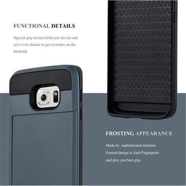 Samsung Galaxy S6 EDGE Suojakuori Cover (Sininen)