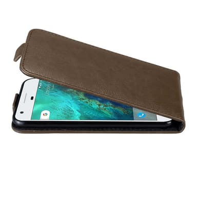 Google PIXEL Suojakuori Lompakkokotelo (Ruskea)