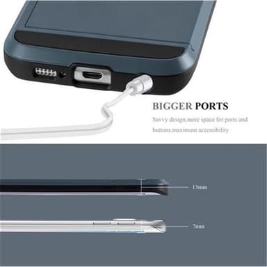 Samsung Galaxy S6 EDGE Suojakuori Cover (Sininen)