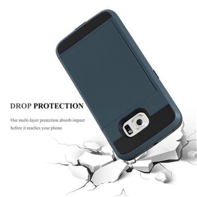 Samsung Galaxy S6 EDGE Suojakuori Cover (Sininen)