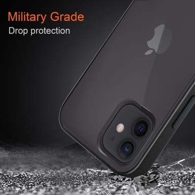 iPhone 12 MINI Suojakuori Kotelo (Läpinäkyvä)