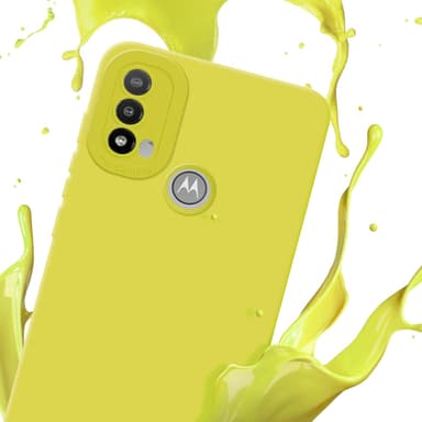 Motorola MOTO E20 Suojakuori Kotelo (Keltainen)