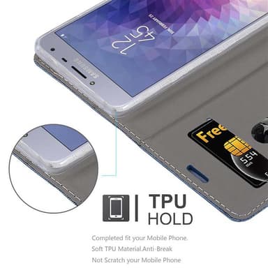 Samsung Galaxy J4 2018 Suojakuori Lompakkokotelo