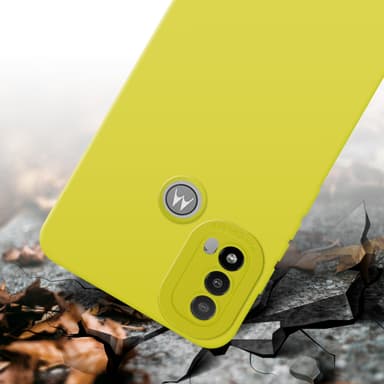 Motorola MOTO E20 Suojakuori Kotelo (Keltainen)