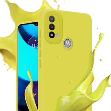Motorola MOTO E20 Suojakuori Kotelo (Keltainen)