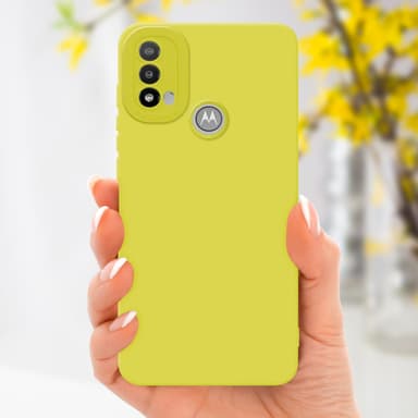 Motorola MOTO E20 Suojakuori Kotelo (Keltainen)