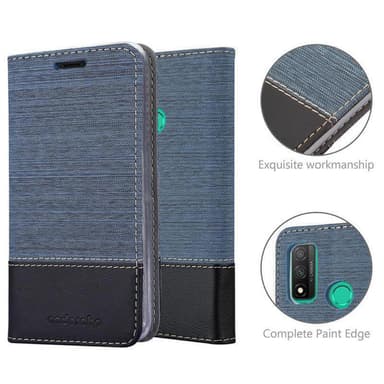 Huawei P SMART 2020 Suojakuori Lompakkokotelo (Sininen)