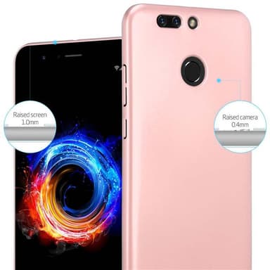 Honor 8 PRO Suojakuori Kotelo Cover (Vaaleanpunainen)