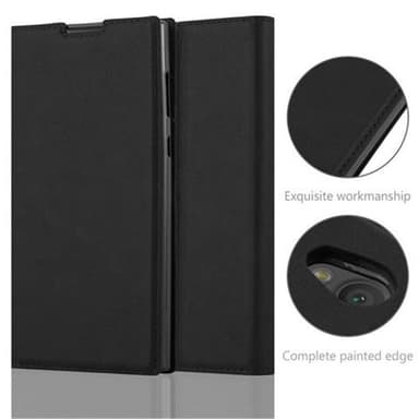 Sony Xperia L1 Suojakuori Lompakkokotelo (Musta)