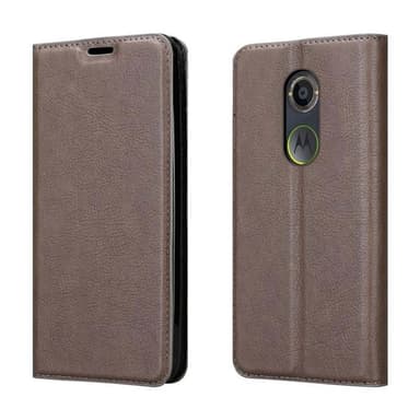 Motorola MOTO X2 Suojakuori Lompakkokotelo (Ruskea)