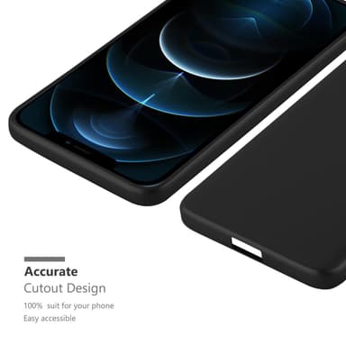 iPhone 12 PRO MAX Suojakuori Kotelo (Musta)