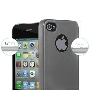 iPhone 4 / 4S Suojakuori Kotelo (harmaa)