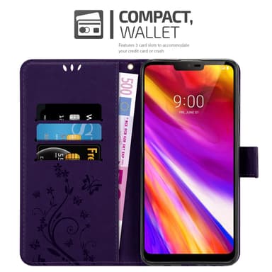 LG G7 ThinQ / FIT / ONE Suojakuori Lompakkokotelo