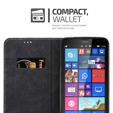 Nokia Lumia 1320 Suojakuori Case (Musta)