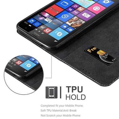 Nokia Lumia 1320 Suojakuori Case (Musta)