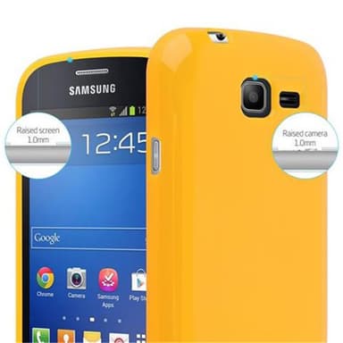 Samsung Galaxy TREND LITE Suojakuori Kotelo (Keltainen)
