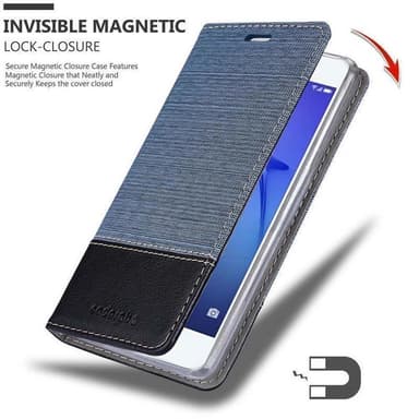 Honor 6A Suojakuori Lompakkokotelo (Sininen)