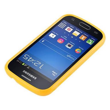 Samsung Galaxy TREND LITE Suojakuori Kotelo (Keltainen)