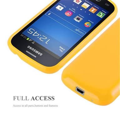 Samsung Galaxy TREND LITE Suojakuori Kotelo (Keltainen)