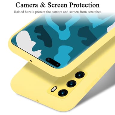 Huawei P40 Suojakuori Kotelo Case (Keltainen)