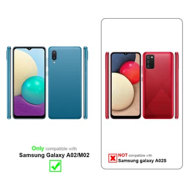 Suojakuori Samsung Galaxy A02 / M02 Lompakkokotelo