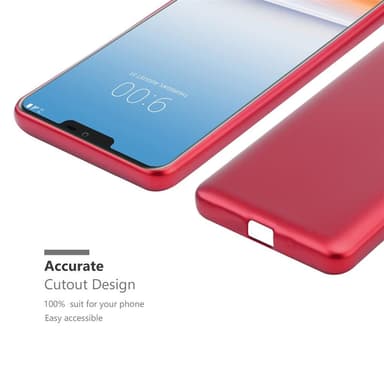 LG G7 ThinQ / FIT / ONE Suojakuori Kotelo (Punainen)