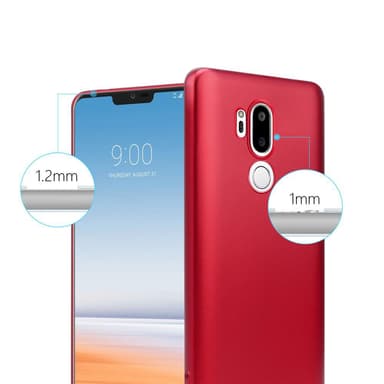 LG G7 ThinQ / FIT / ONE Suojakuori Kotelo (Punainen)