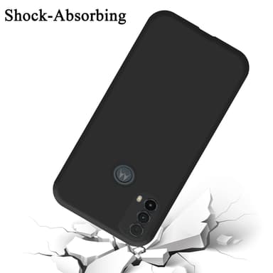 Motorola MOTO E20 / E30 / E40 Suojakuori Kotelo (Musta)