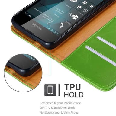 Nokia Lumia 550 Suojakuori Lompakkokotelo Case Cover