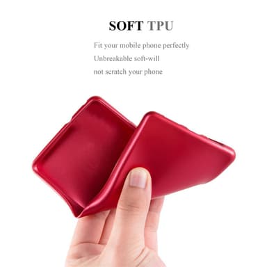 LG G7 ThinQ / FIT / ONE Suojakuori Kotelo (Punainen)
