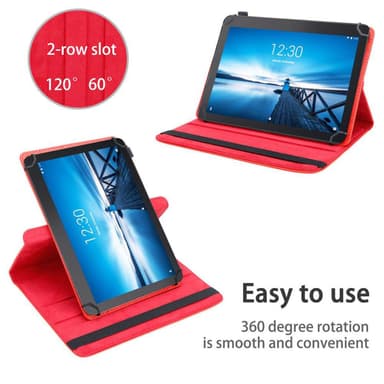Lenovo Tab E10 (10.1) Suojakuori Kotelo (Punainen)