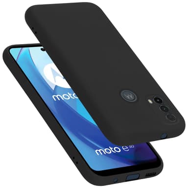 Motorola MOTO E20 / E30 / E40 Suojakuori Kotelo (Musta)
