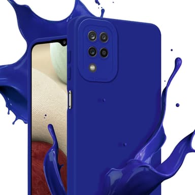 Samsung Galaxy A12 / M12 Suojakuori Kotelo (Sininen)