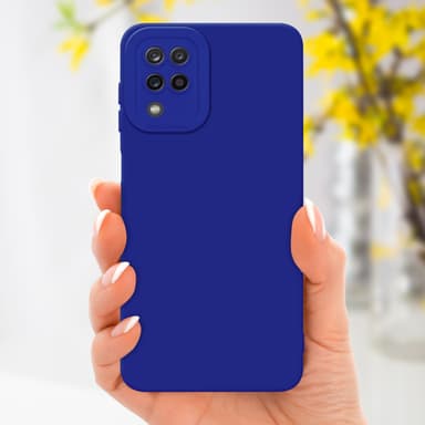 Samsung Galaxy A12 / M12 Suojakuori Kotelo (Sininen)