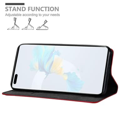 Huawei MATE 40 PRO Suojakuori Lompakkokotelo (Punainen)