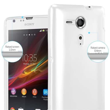 Sony Xperia SP Suojakuori Kotelo (Hopea)