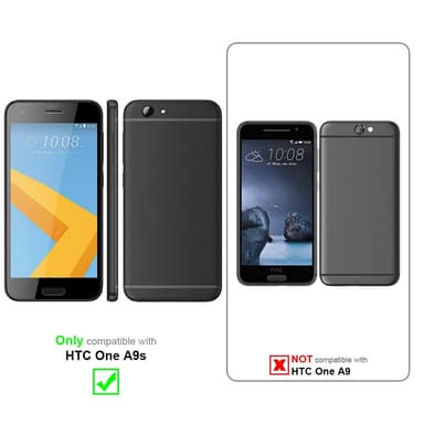 HTC ONE A9S Suojakuori Lompakkokotelo (Ruskea)
