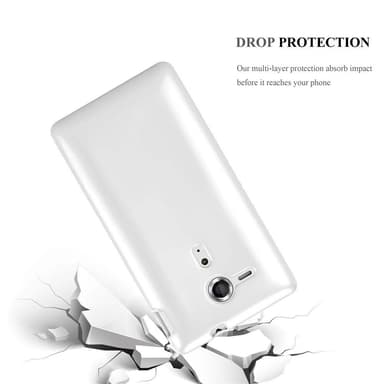 Sony Xperia SP Suojakuori Kotelo (Hopea)