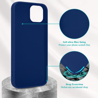 iPhone 14 PLUS Suojakuori Kotelo Case (Sininen)