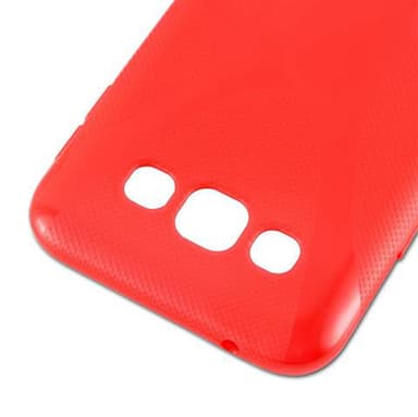 Samsung Galaxy E5 Suojakuori Cover (Punainen)